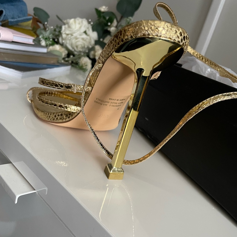 Gold heels